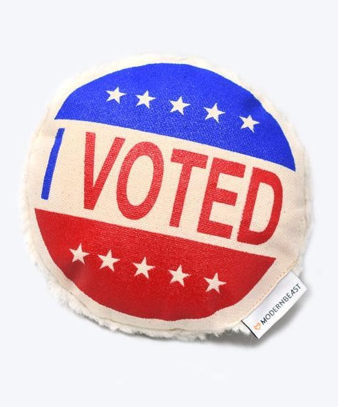 I Voted Dog Toy Toys MODERN BEAST   