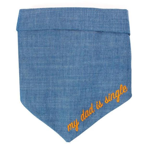 My Dad is Single Chambray Bandana (FINAL SALE) Wear MODERN BEAST   
