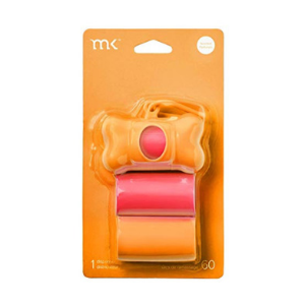 MODERN KANINE | Dispenser and Bags in Orange + Coral Add-Ons MODERN KANINE   