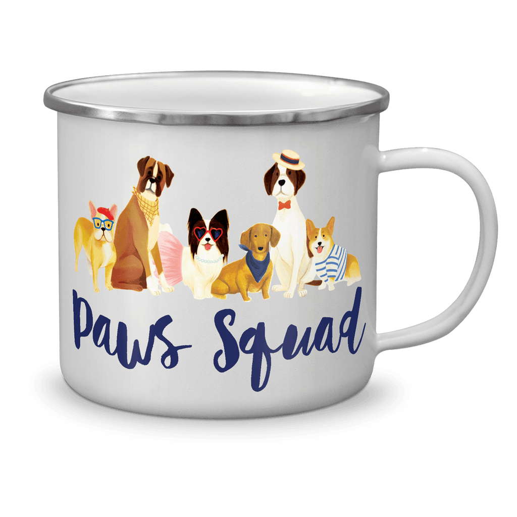 MOLLY & REX | Paws Squad Enamel Mug Human MOLLY & REX   
