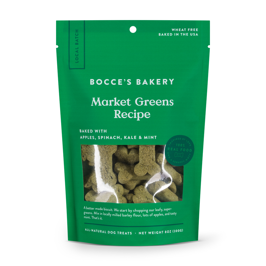 Market Greens Dog Biscuits Eat BOCCE'S BAKERY   