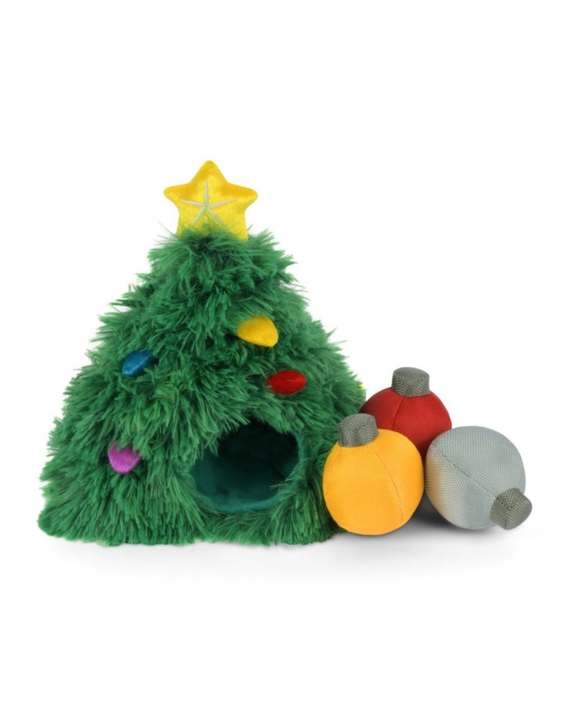 Merry Woofmas Doglas Fur & Ornaments Dog Toy Set Play P.L.A.Y.   