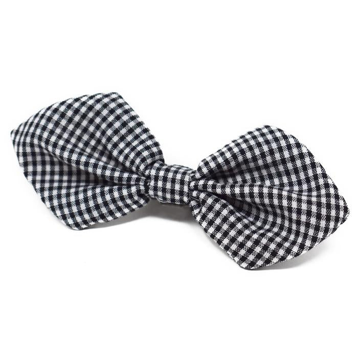 MODERN BEAST | Bow Tie in Black Gingham Accessories MODERN BEAST   