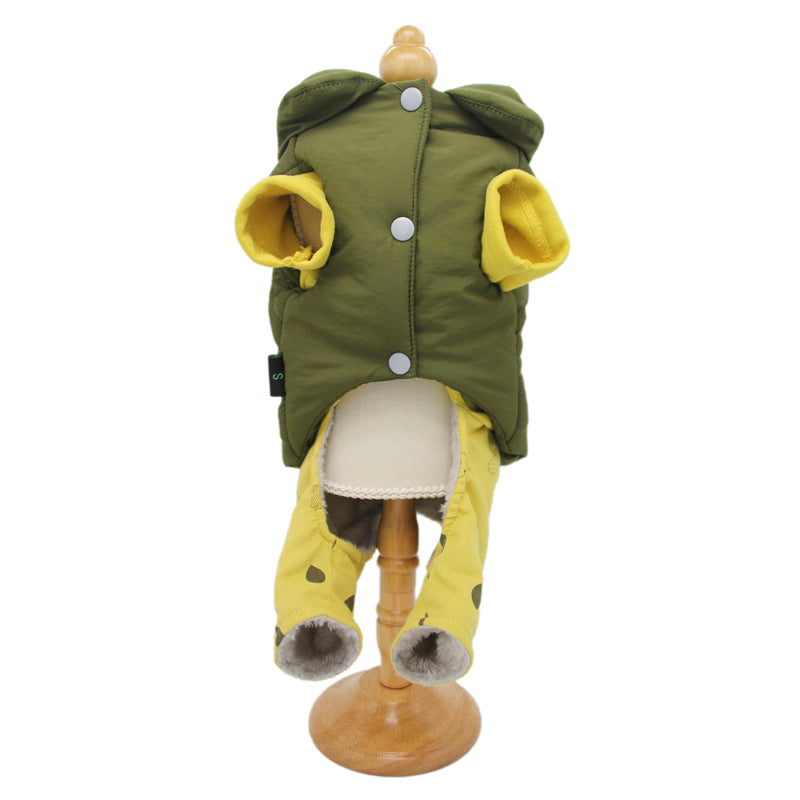 MORNING BABY | Olive Puffer Jacket + Onesie Apparel MORNING BABY   