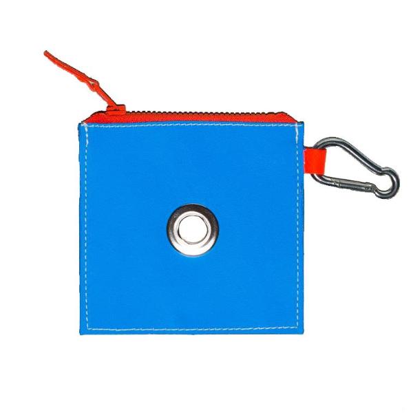 WARE of the DOG I Neon Leather Pouch in Blue/Yellow Add-Ons WARE OF THE DOG   