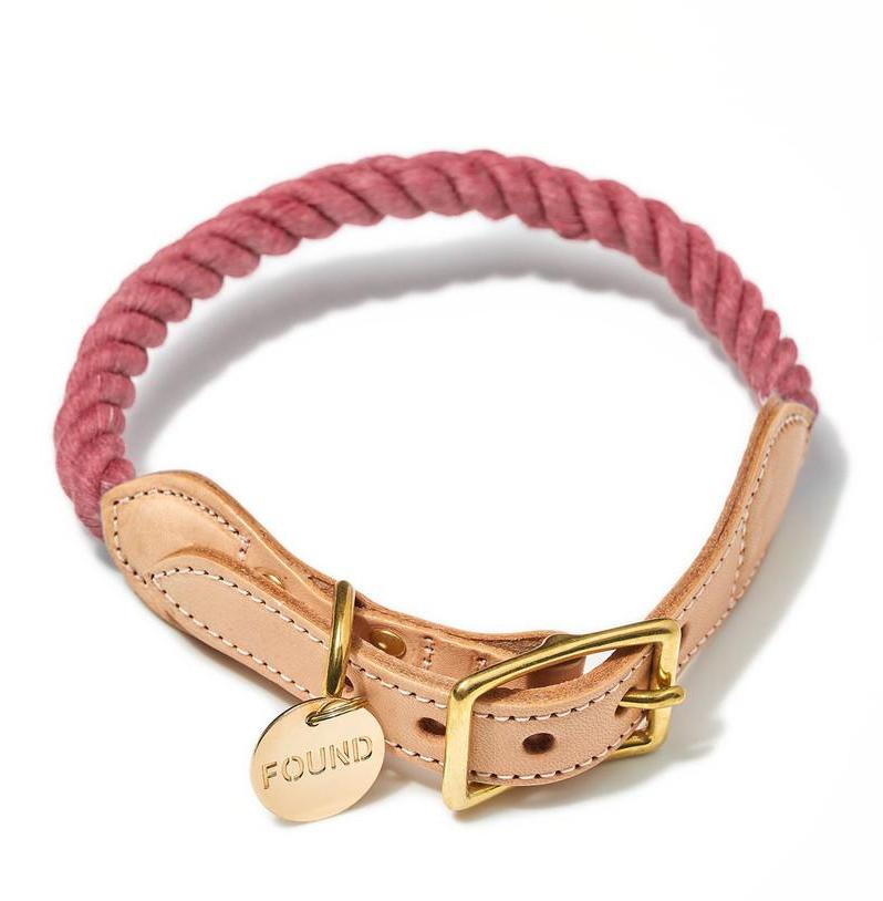 FOUND MY ANIMAL | Rope Collar in Nantucket Red (FINAL SALE) Collar FOUND MY ANIMAL   