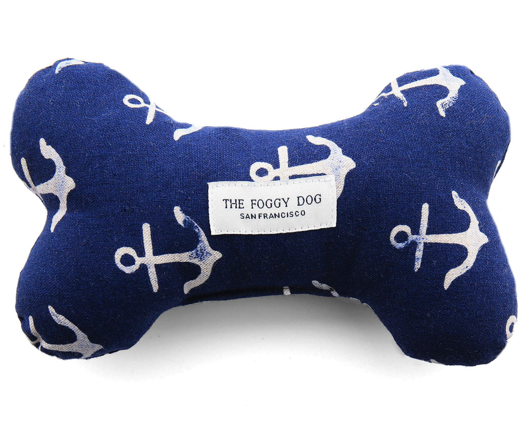THE FOGGY DOG | Nantucket Dog Bone Toy Toys THE FOGGY DOG   