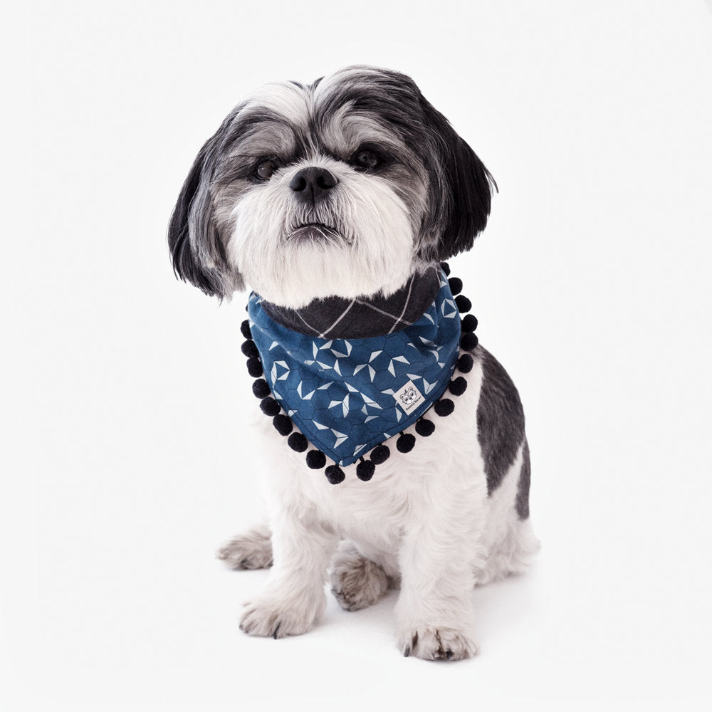 OH HONEY BEAR | Benjamin Pom Pom Bandana Accessories OH HONEY BEAR   