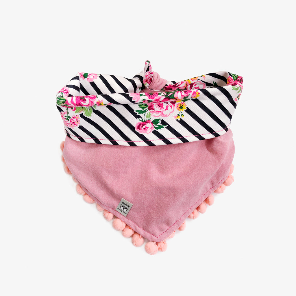 OH HONEY BEAR | Charlotte Pom Pom Bandana Accessories OH HONEY BEAR   