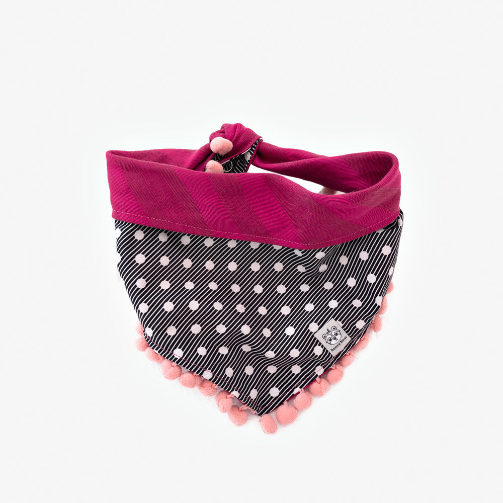 OH HONEY BEAR | Margot Pom Pom Bandana Accessories OH HONEY BEAR   