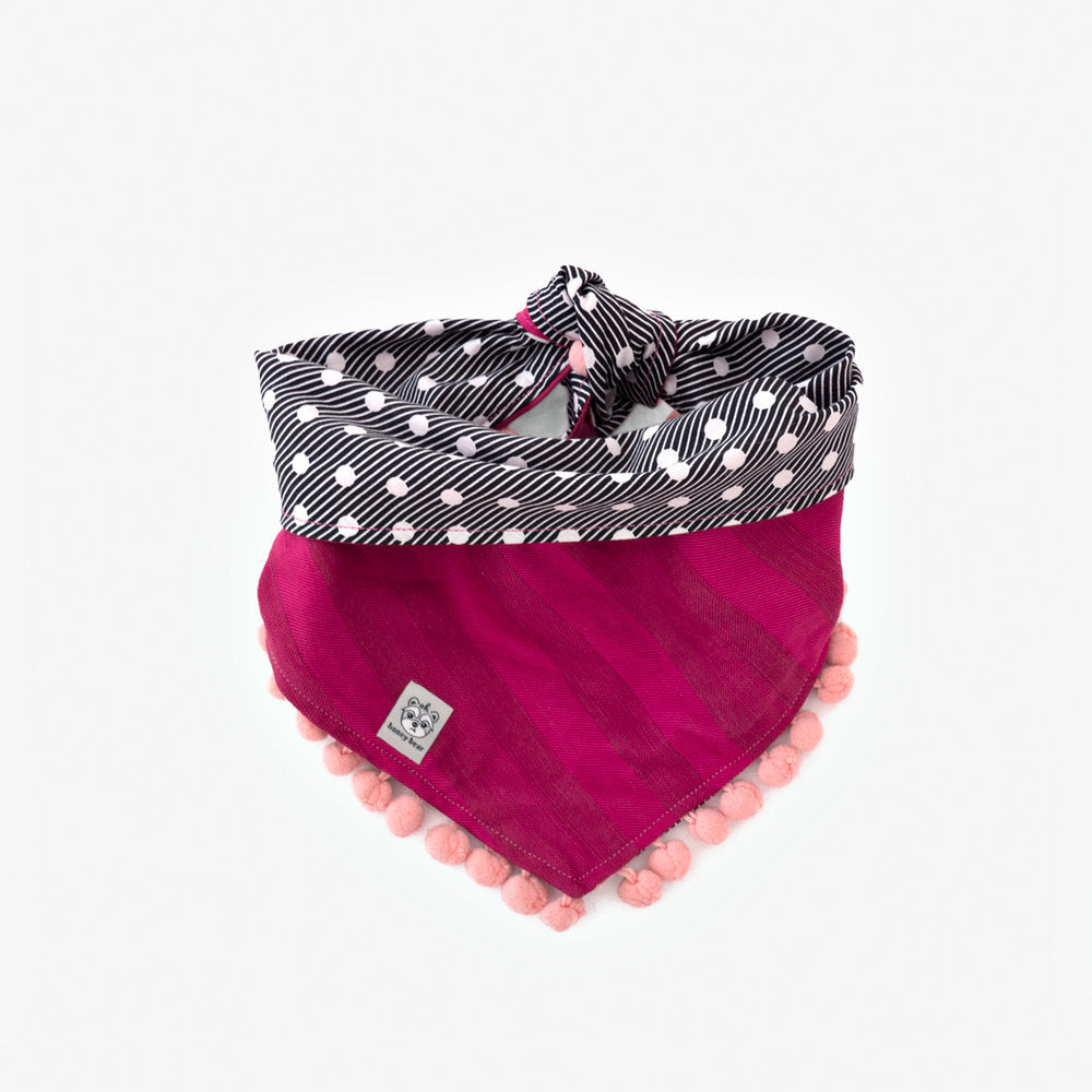 OH HONEY BEAR | Margot Pom Pom Bandana Accessories OH HONEY BEAR   