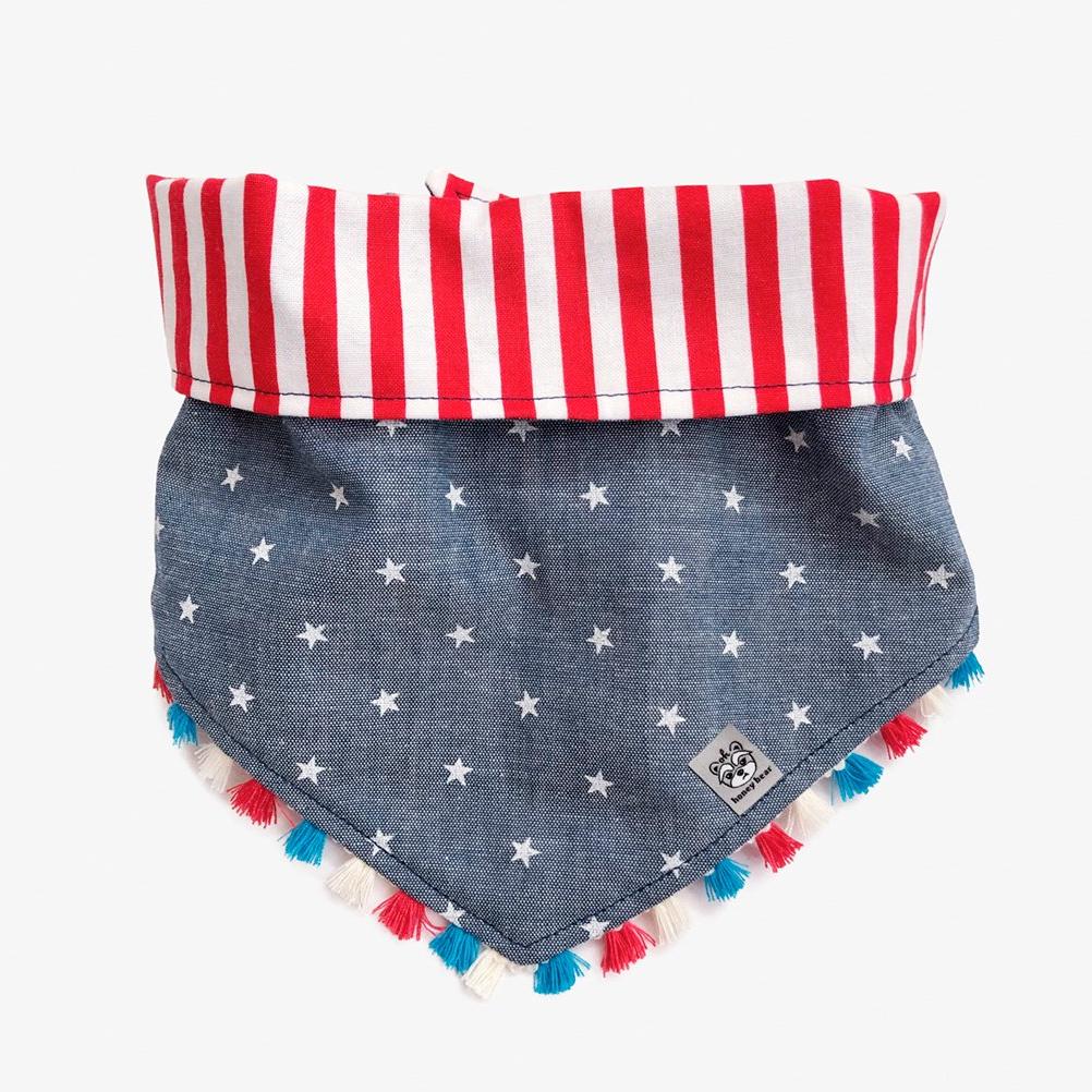 OH HONEY BEAR | Stars & Stripes Bandana Accessories OH HONEY BEAR   
