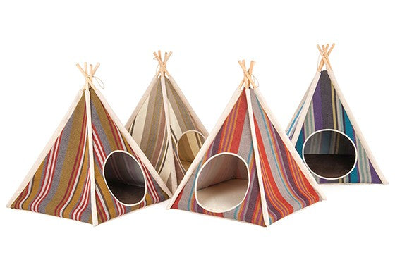 Striped Pet Teepee in Seacoast (Drop-Ship) HOME P.L.A.Y.   