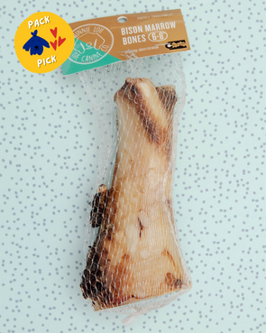 Bison Marrow Long-Lasting Chew Bones Eat WINNIE LOU