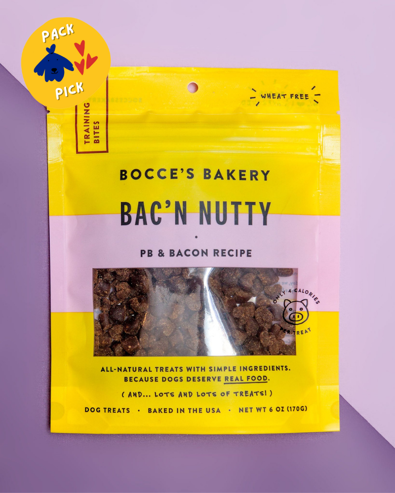 Bac N' Nutty Dog Training Treats Eat BOCCE'S BAKERY   