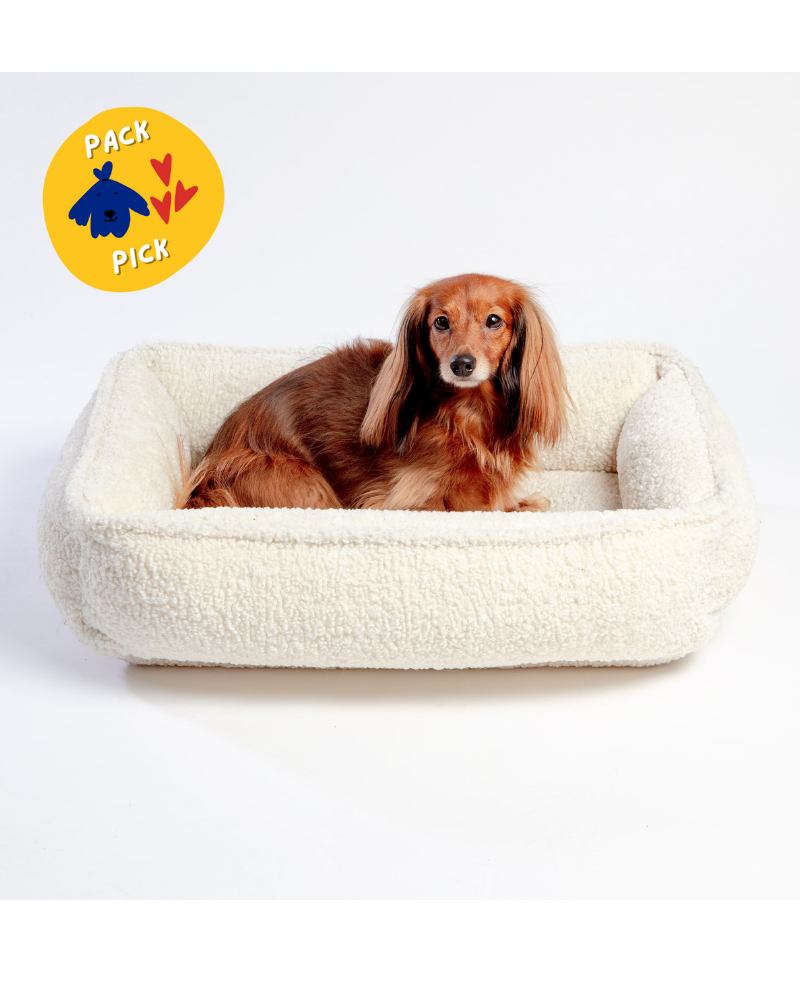 Urban Lounger in Ivory Sheepskin (Direct-Ship) DROP-SHIP BOWSER'S PET PRODUCTS   