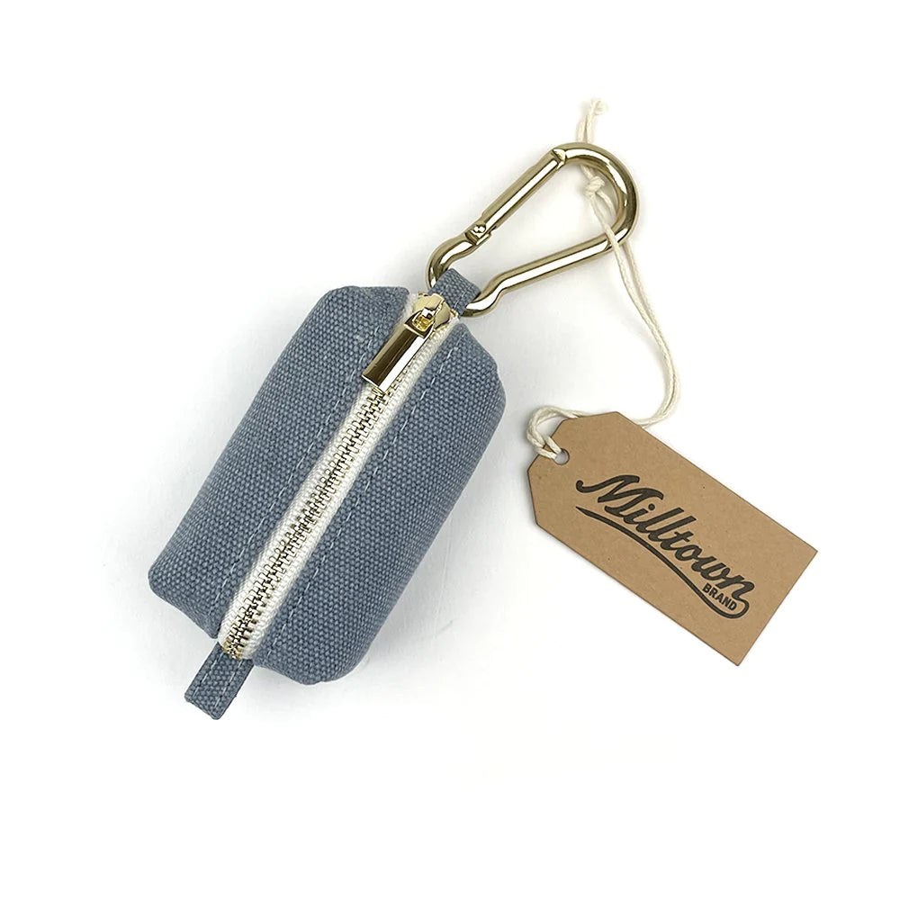 Washed Canvas Poo Bag Holder Add-Ons MILLTOWN BRAND   