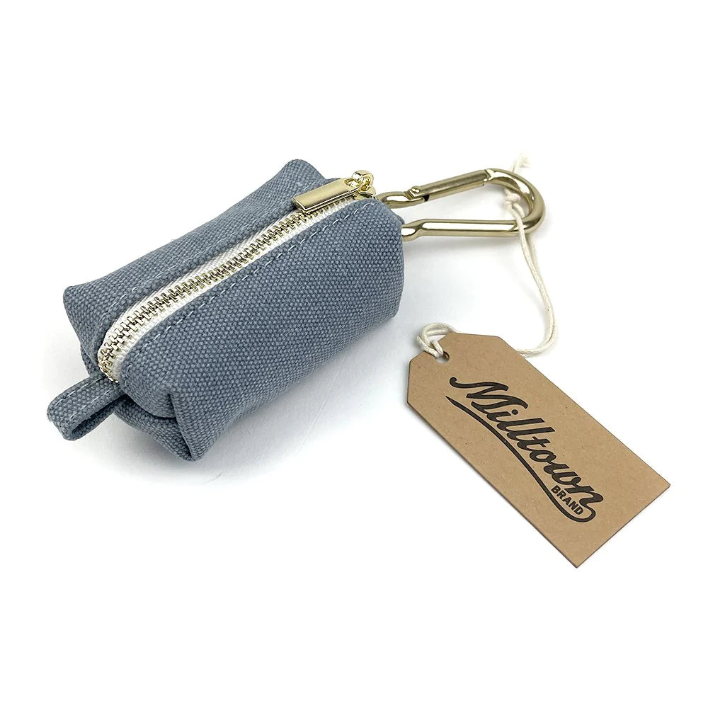 Washed Canvas Poo Bag Holder Add-Ons MILLTOWN BRAND   