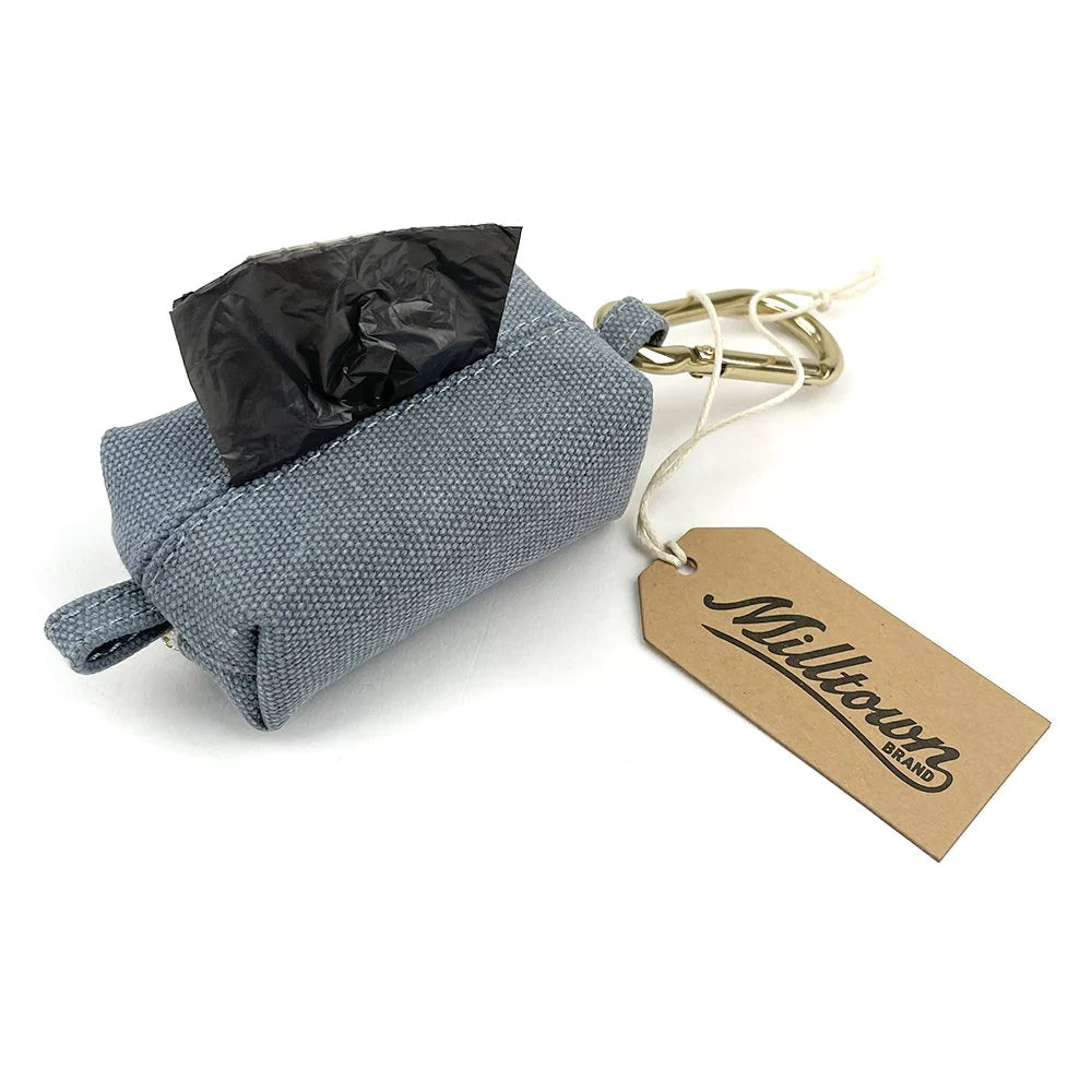 Washed Canvas Poo Bag Holder Add-Ons MILLTOWN BRAND   