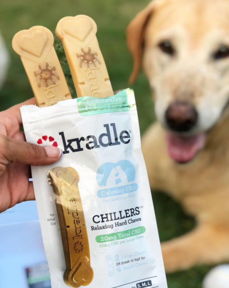 Chillers CBD Hard Chews for Dogs (2 Pack) Eat KRADLE   