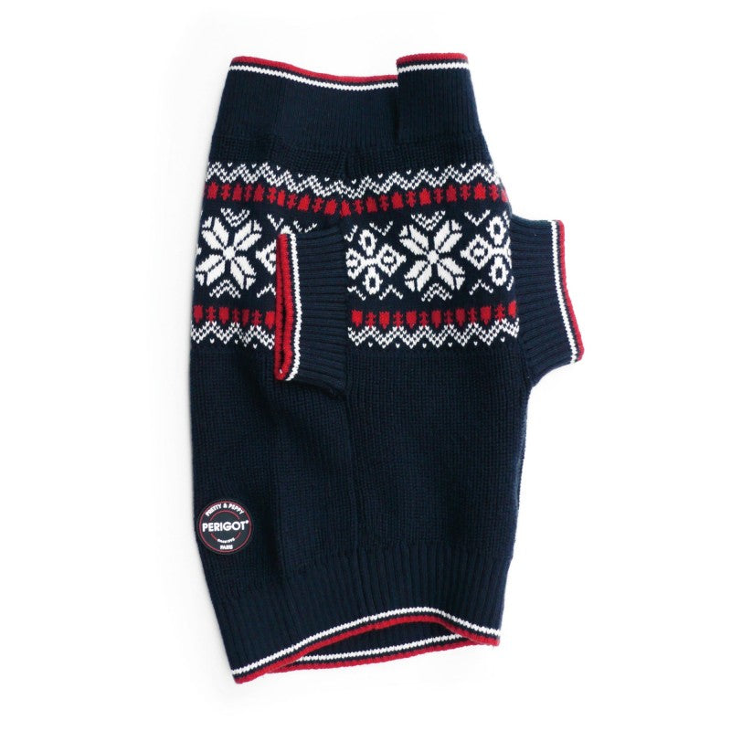 PERIGOT | Pullover Sweater in Jacquard Apparel PERIGOT   