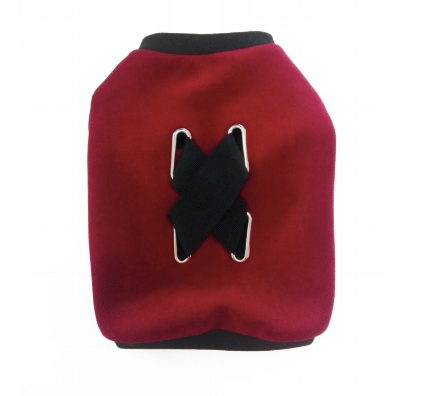 PIESKY | Maroon Cross Top Apparel PIESKY   