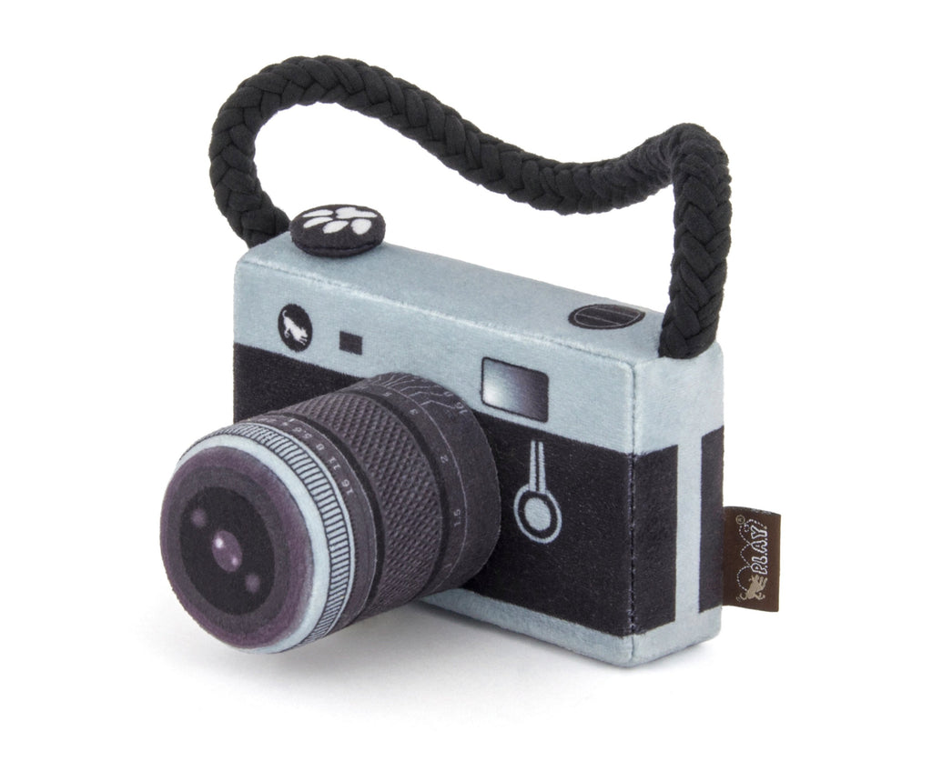 Lens Licker Camera Dog Toy Play P.L.A.Y.   