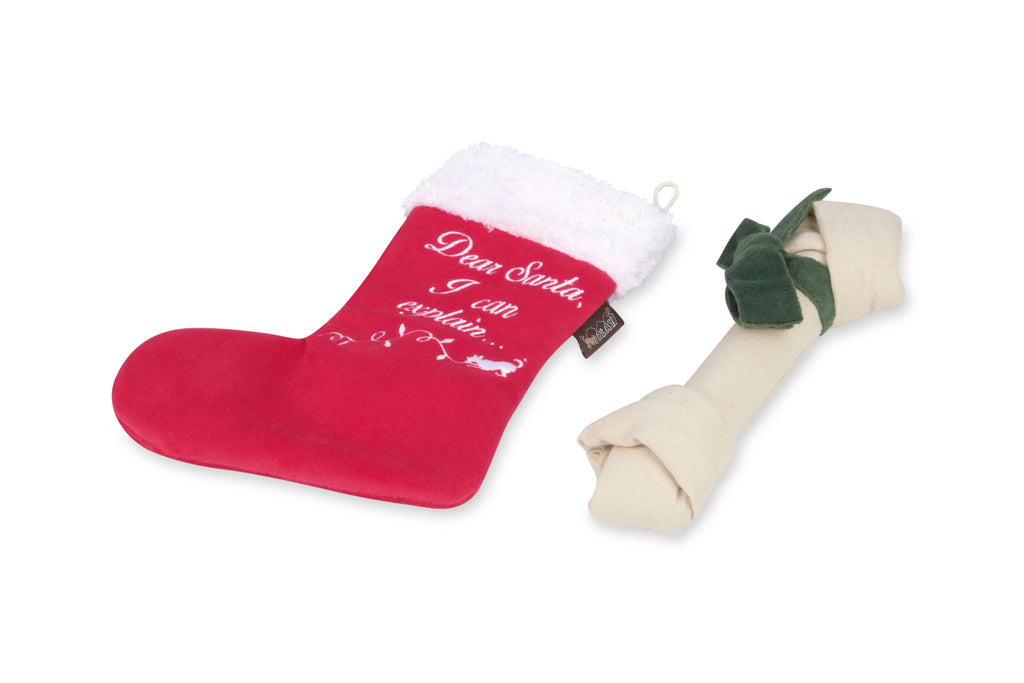 Good Dog Stocking & Bone Toy Set Play P.L.A.Y.   