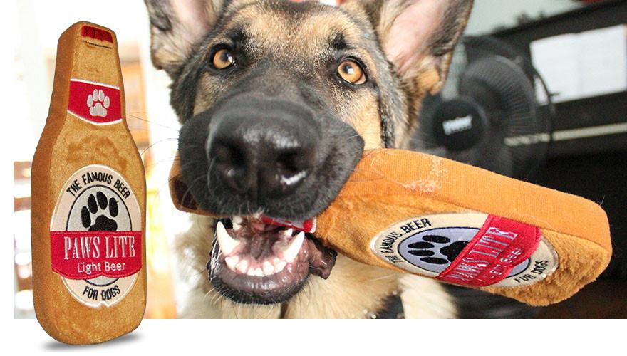 PRIDEBITES | Paws Lite Beer Dog Toy Toys PRIDEBITES   
