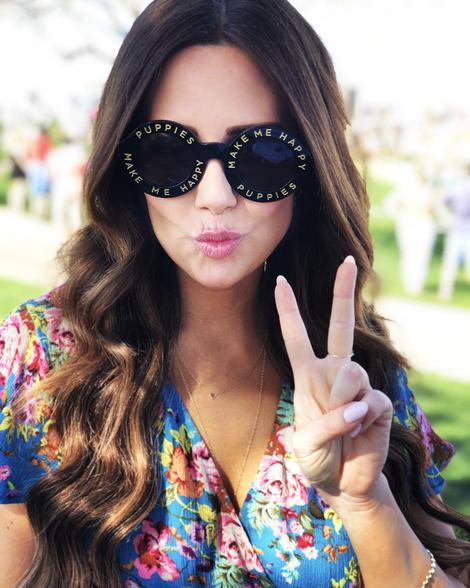 PUPPIES MAKE ME HAPPY | Puppy Vision Sunglasses Human PUPPIES MAKE ME HAPPY   