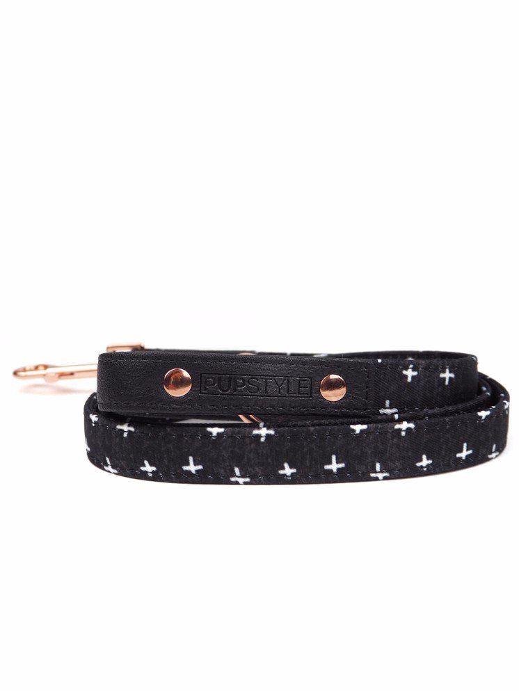 PUPSTYLE | Black Cross City Leash Leash PUPSTYLE   