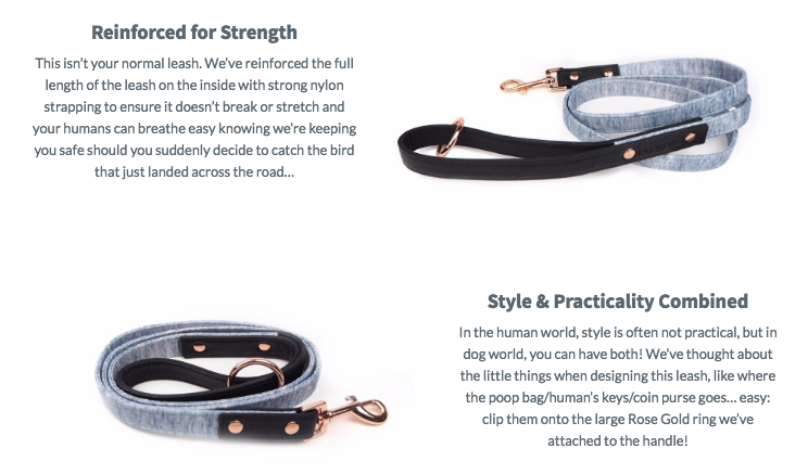 PUPSTYLE | Greys for Days City Leash Leash PUPSTYLE   