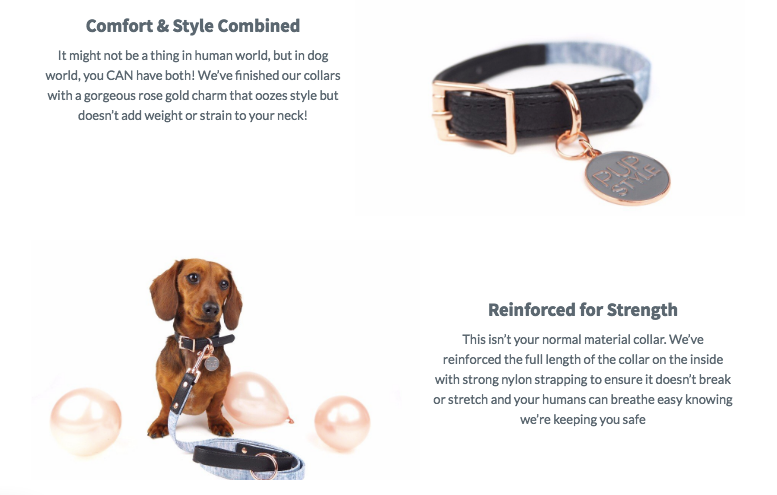 PUPSTYLE | Greys for Days City Collar Collar PUPSTYLE   