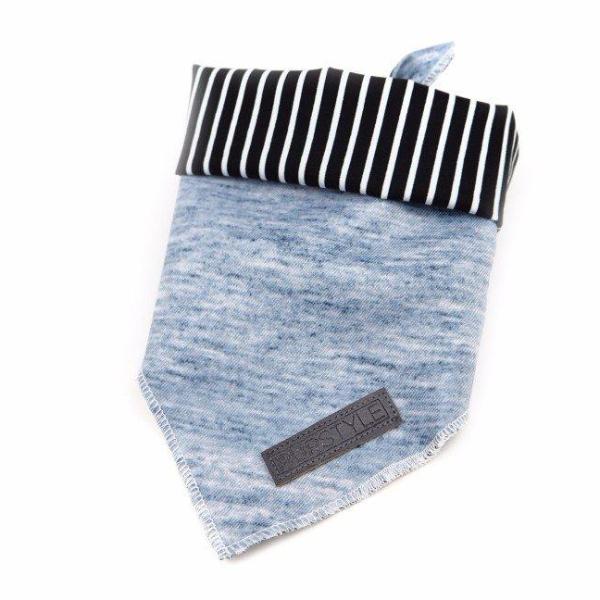 PUPSTYLE | Greys for Days Tie-Up Reversible Bandana Accessories PUPSTYLE   