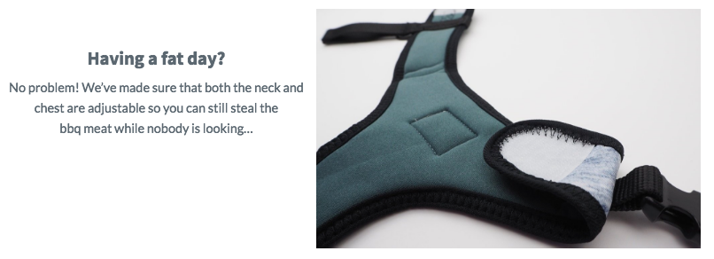 PUPSTYLE | Greys for Days Harness Harness PUPSTYLE   