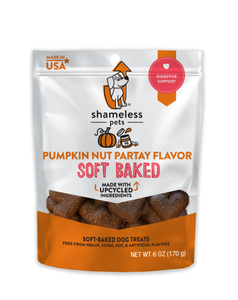Pumpkin Nut Par-tay Soft Baked Upcycled Dog Treats << FINAL SALE >> Eat SHAMELESS PETS   