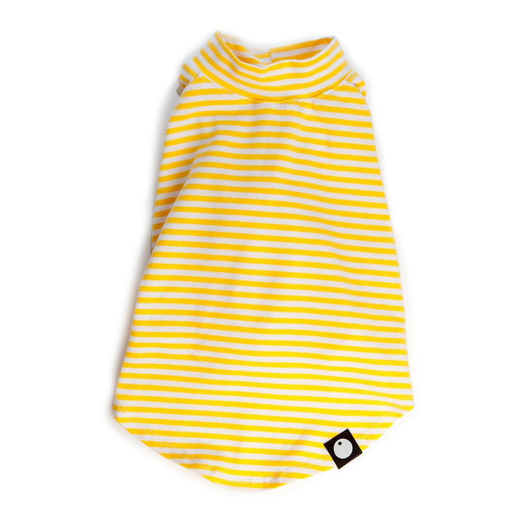 DOG & CO. | Perfect T in Sunshine Yellow & White Stripe Apparel DOG & CO. COLLECTION   