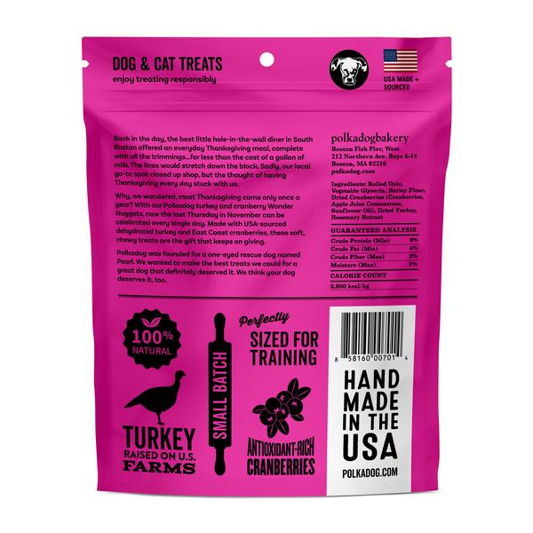 POLKA DOG BAKERY | Wonder Nuggets in Turkey Cranberry (For Dogs & Cats) Eat POLKA DOG BAKERY   