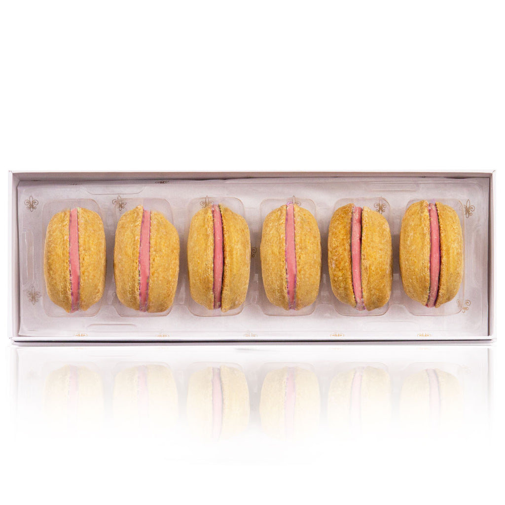 Strawberry Macarons Dog Treat Box Set << FINAL SALE >> Eat BONNE ET FILOU   