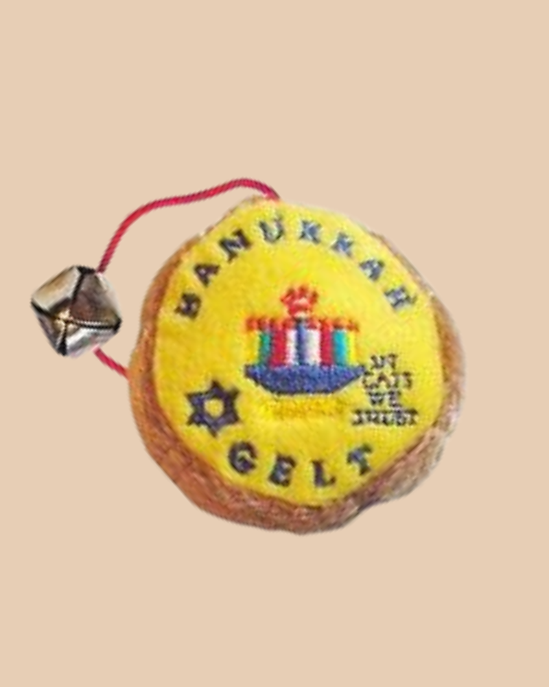 Hanukkah Gelt Cat Toy Play CHEWISH PET TOYS   