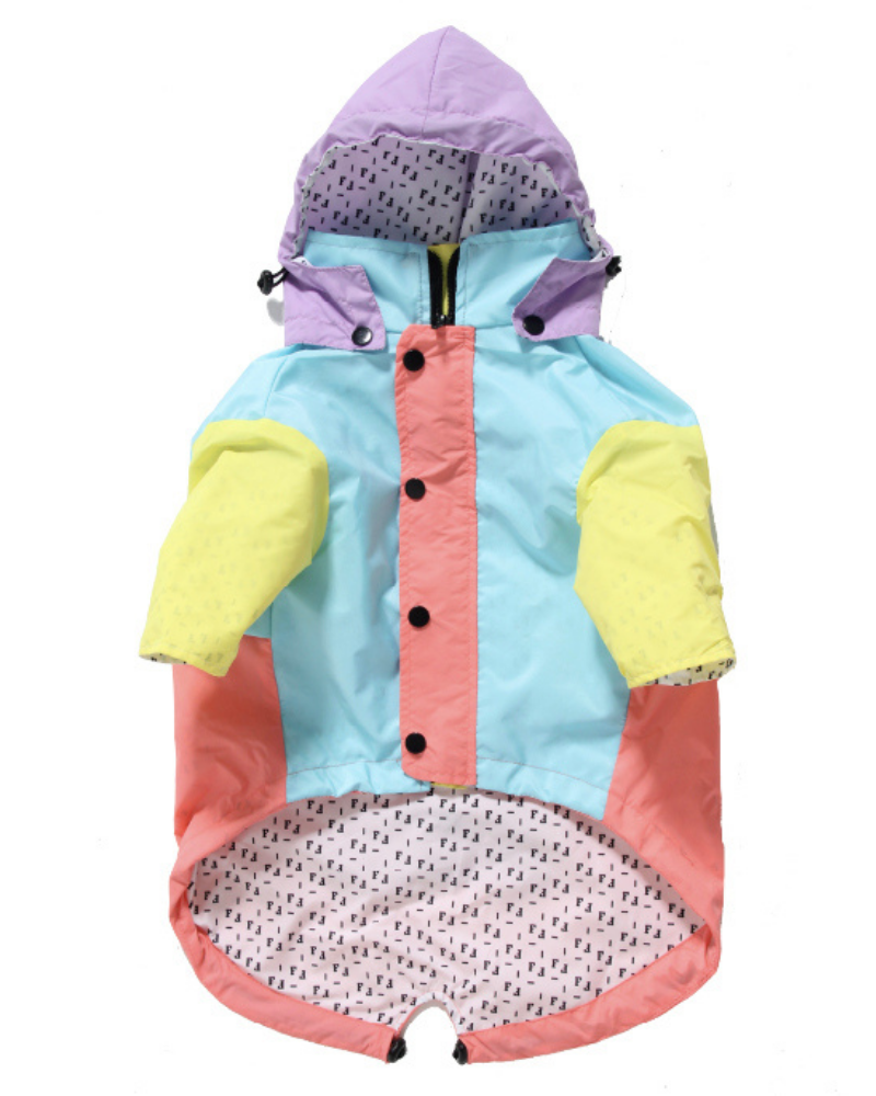 Pastel Water Resistant Dog Raincoat (FINAL SALE) Wear FEROZ   