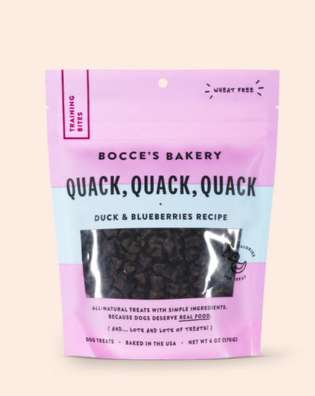 Quack Quack Quack Duck Dog Training Treats Eat BOCCE'S BAKERY   