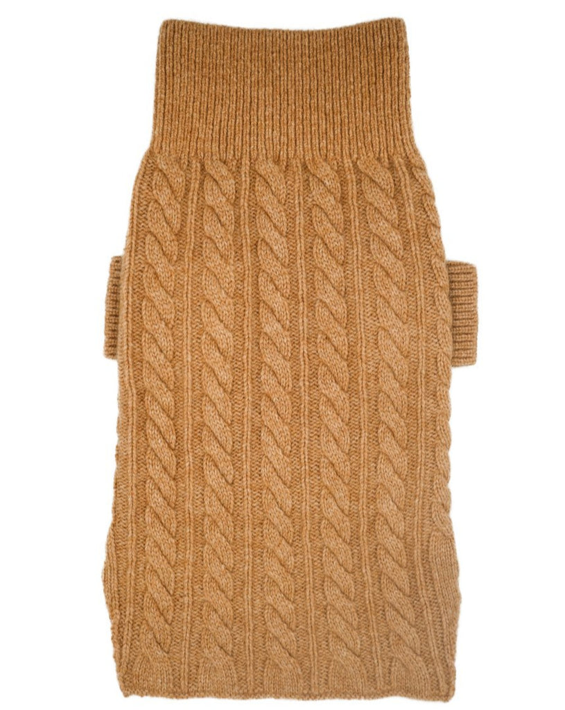 Cashmere Cableknit Sweater in Sand >>>FINAL SALE<<< Wear RUBY RUFUS   