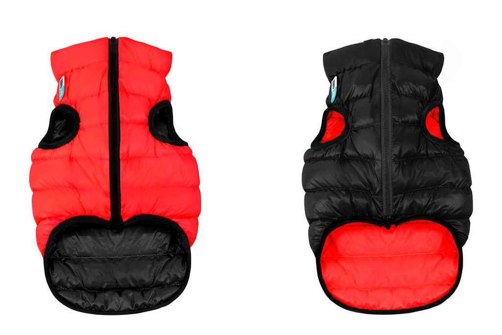 Reversible Puffer AiryVest in Red and Black << CLEARANCE >> Wear COLLAR BRAND   