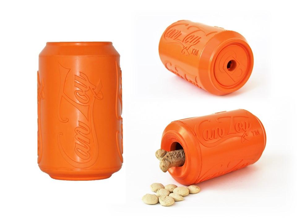 Durable Can Toy in Orange (Small) << FINAL SALE >> Play SODA PUP   