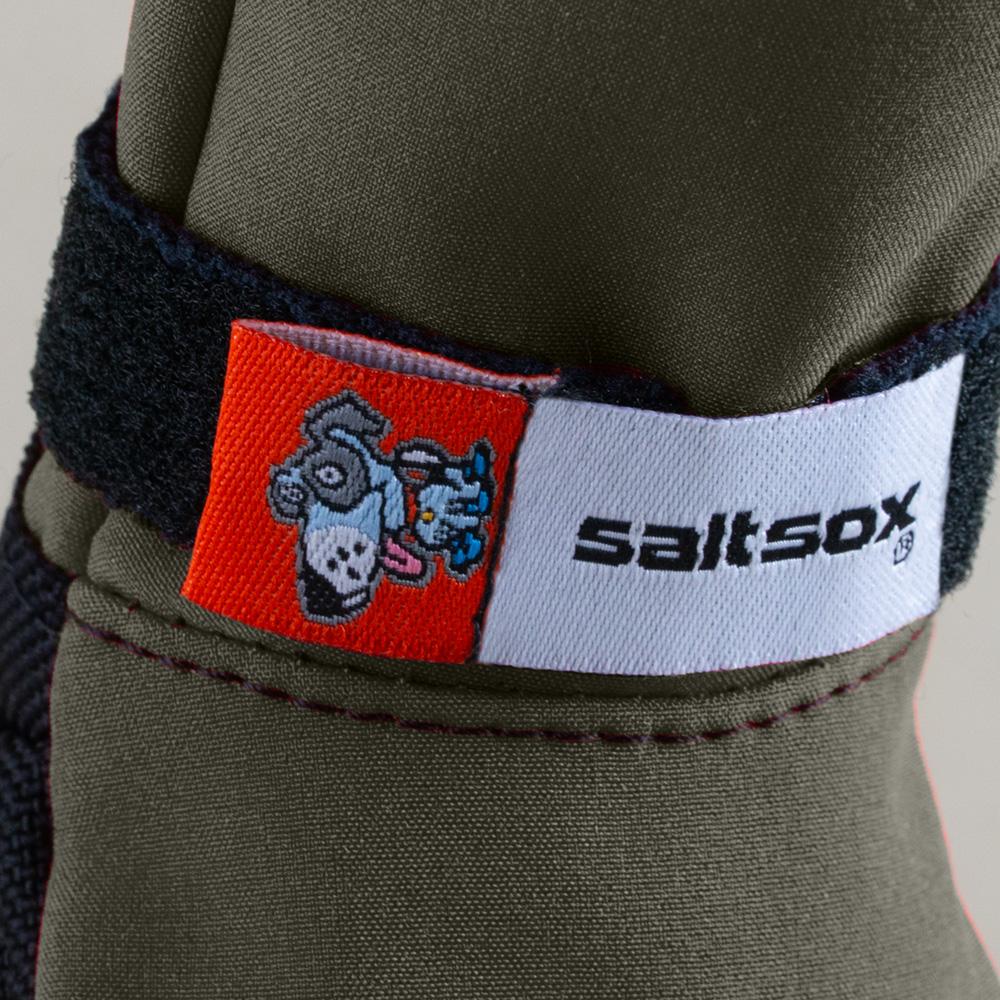 SaltSox Fleece-Lined Dog Booties in Icebreaker Grey Wear SALTSOX   