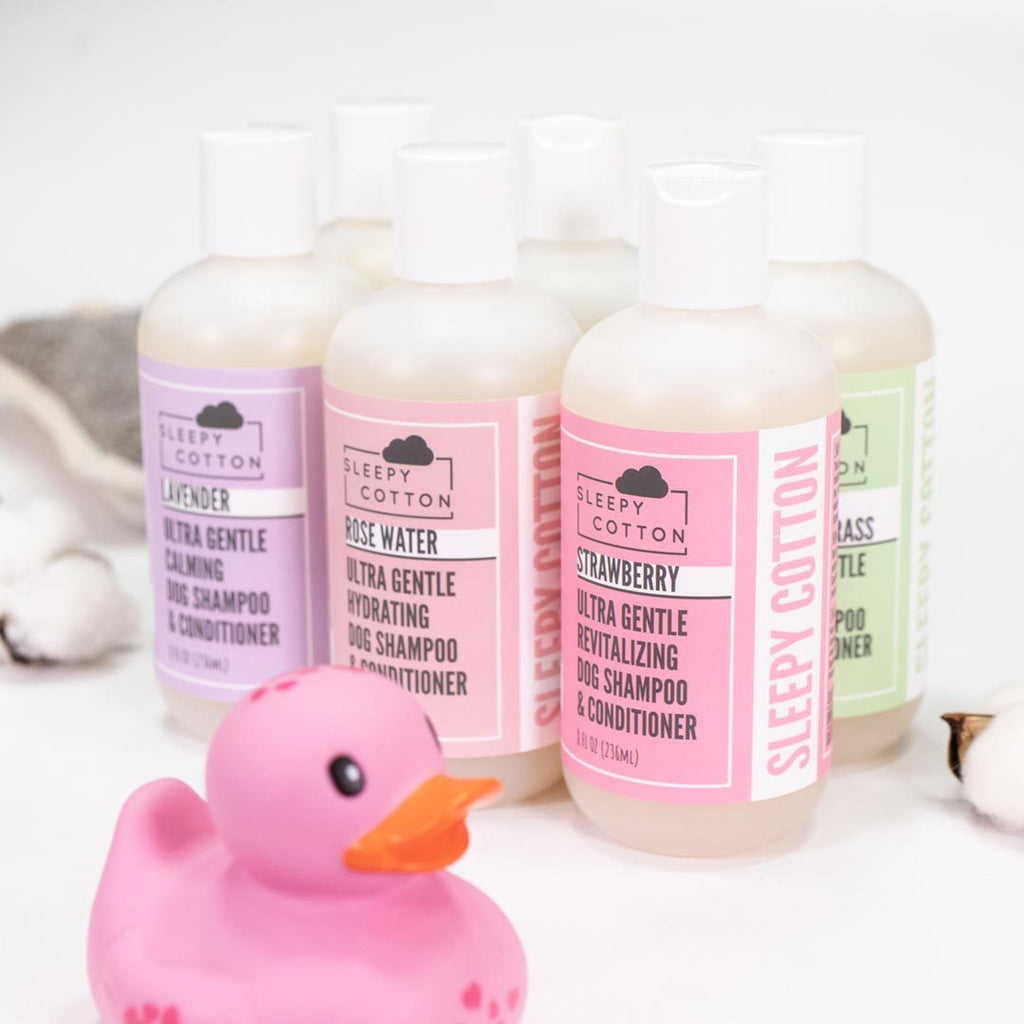 Hydrating Rose Water Dog Shampoo & Conditioner HOME SLEEPY COTTON   