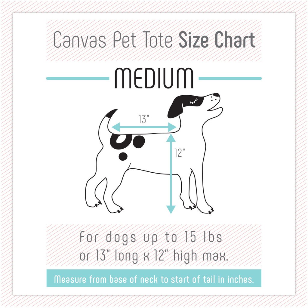 LOVE THY BEAST | Canvas Pet Tote in Black Carry LOVE THY BEAST   