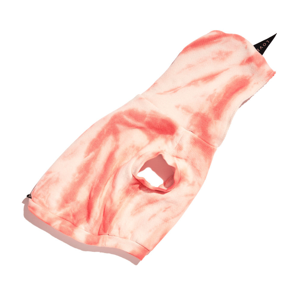 Studio Splatter Dog Sweatshirt in Peach Wear FOUND MY ANIMAL   