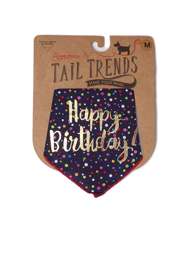 Happy Birthday Dog Bandana Wear TAIL TRENDS   